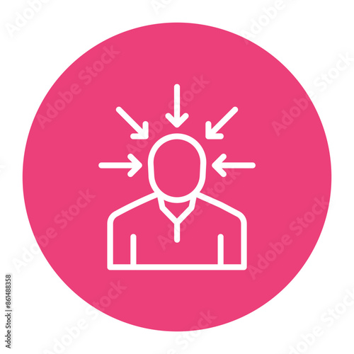 Strain icon vector image. Can be used for Burnout.