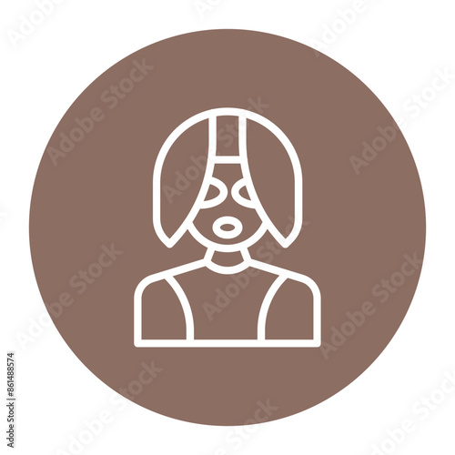 Metalhead icon vector image. Can be used for Urban Tribes.