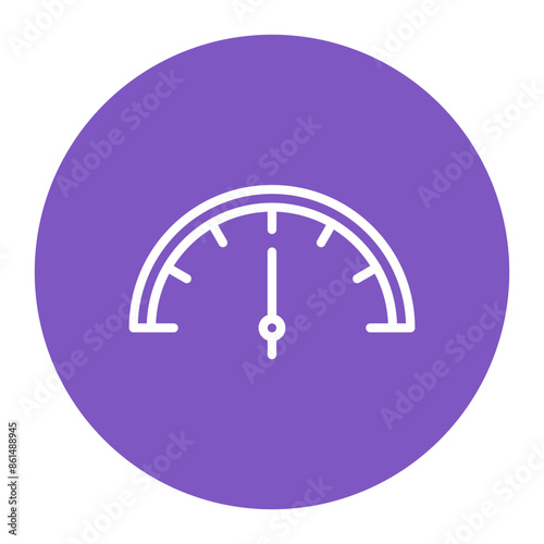 Speed icon vector image. Can be used for 3d Printing.