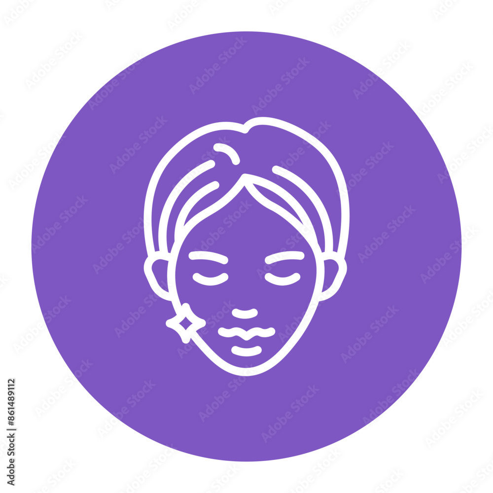 Aesthetic Consult icon vector image. Can be used for Plastic and Cosmetic Surgery. Aesthetic Consult icon vector image. Can be used for Plastic and Cosmetic Surgery.