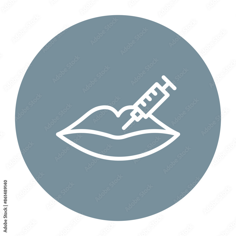 Dermal Fillers icon vector image. Can be used for Plastic and Cosmetic Surgery. Dermal Fillers icon vector image. Can be used for Plastic and Cosmetic Surgery.