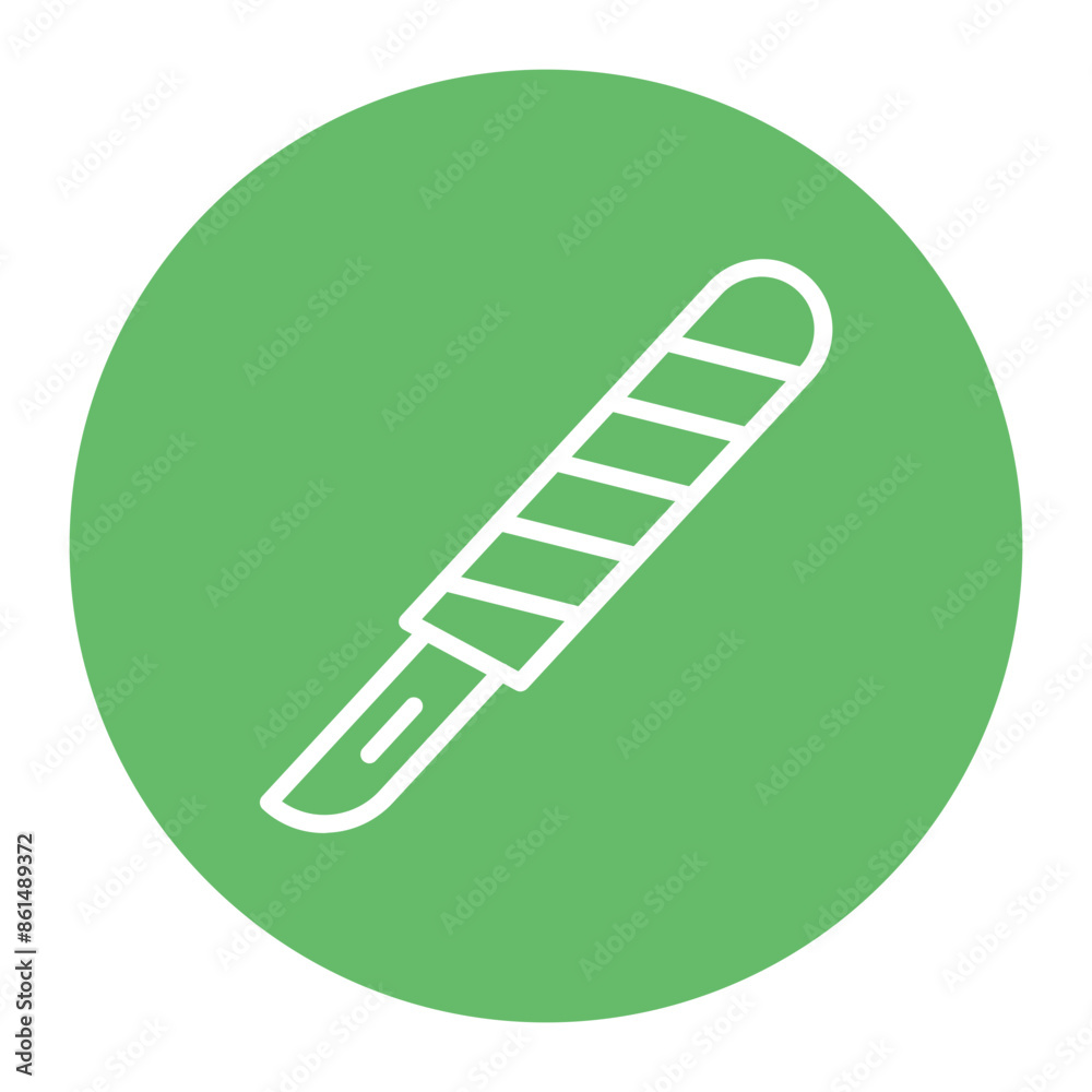 Scalpel icon vector image. Can be used for Plastic and Cosmetic Surgery.