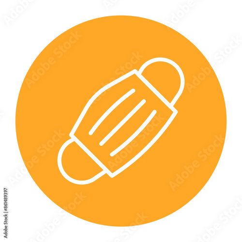 Surgical Mask icon vector image. Can be used for Plastic and Cosmetic Surgery.