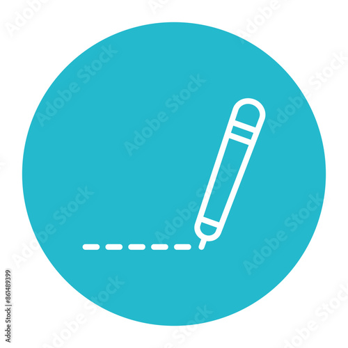 Surgical Markings icon vector image. Can be used for Plastic and Cosmetic Surgery.