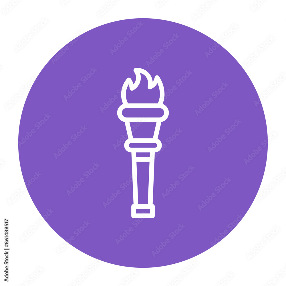 Marathon Flame icon vector image. Can be used for Marathon. Marathon Flame icon vector image. Can be used for Marathon.
