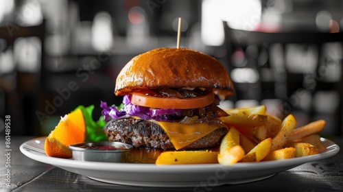 The Cheeseburger with Fries photo