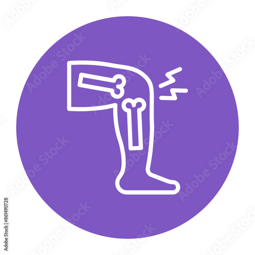 Rheumatism icon vector image. Can be used for Body Ache.