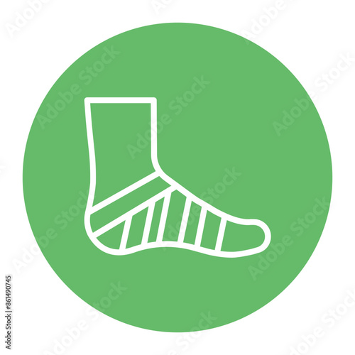 Sprain icon vector image. Can be used for Body Ache.