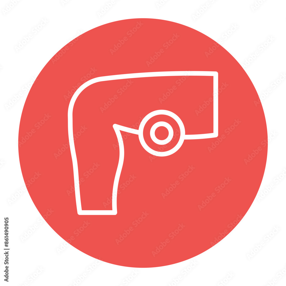 Thigh Pain icon vector image. Can be used for Body Ache. Thigh Pain icon vector image. Can be used for Body Ache.