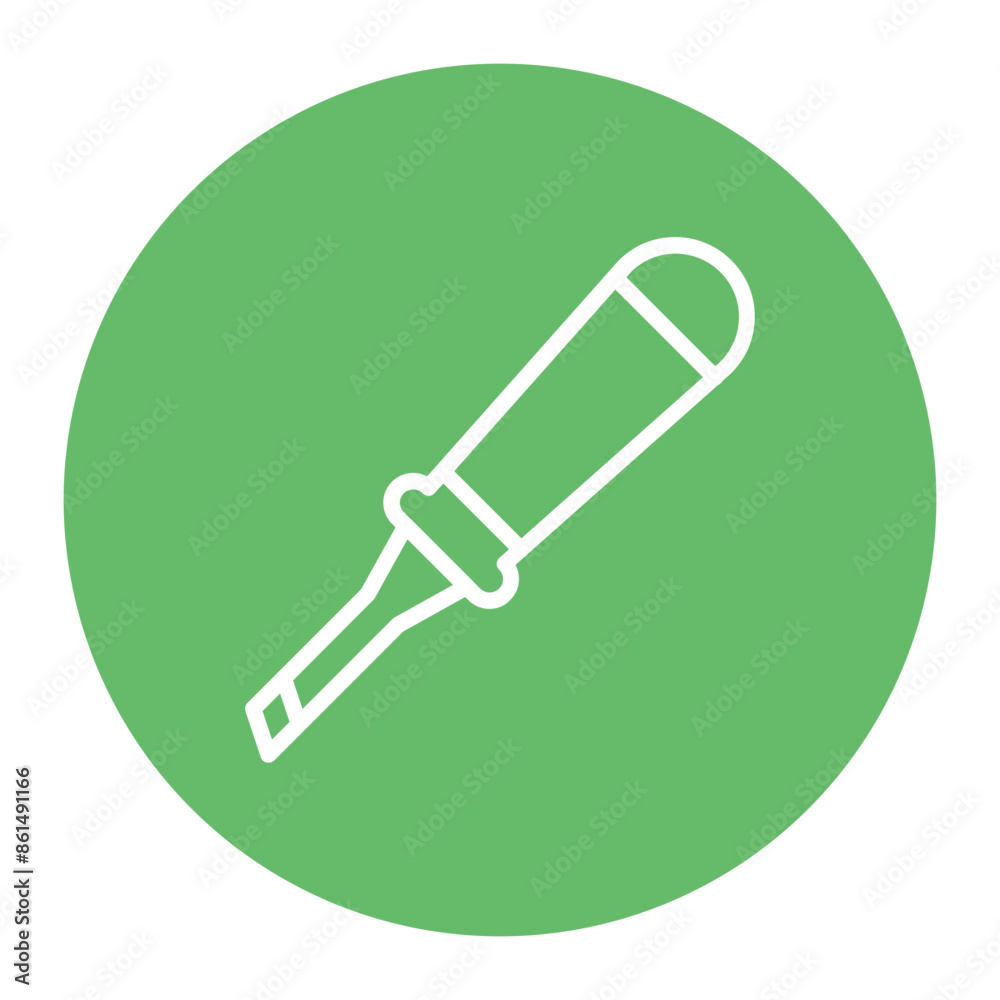 Wood Carving Chisel icon vector image. Can be used for Crafting. Wood Carving Chisel icon vector image. Can be used for Crafting.