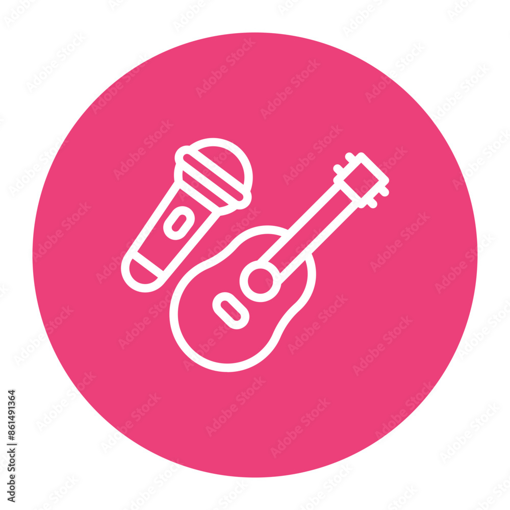 Rock Band icon vector image. Can be used for Rock and Roll. Rock Band icon vector image. Can be used for Rock and Roll.