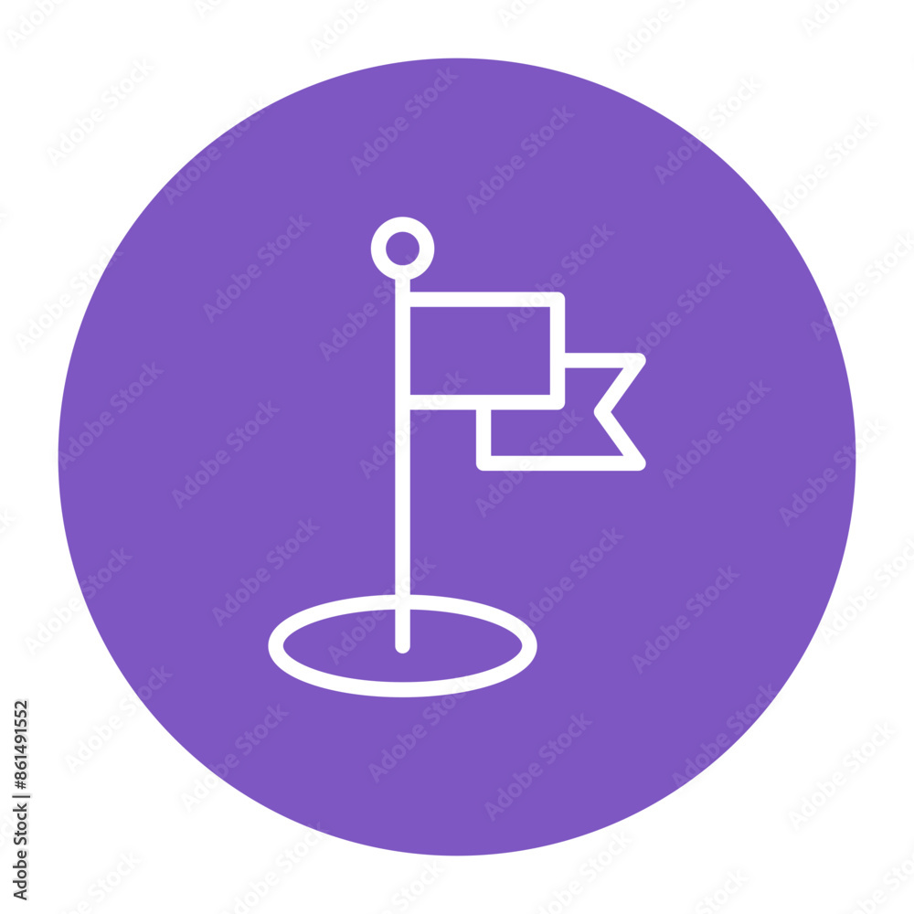 Cruise Flag icon vector image. Can be used for Cruiser.
