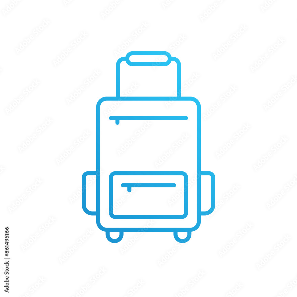 Travel Bag vector icon Travel Bag vector icon