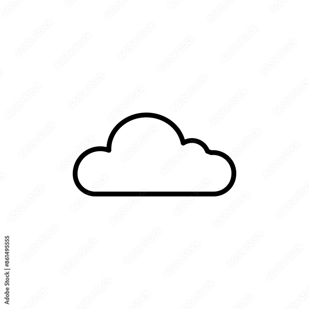 Cloud Storage Icon Perfect for Online Backup Services Cloud Storage Icon Perfect for Online Backup Services
