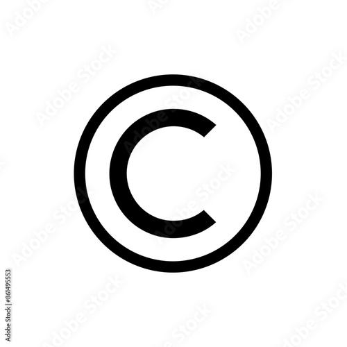 Copyright Protection Icon Ideal for Intellectual Property
