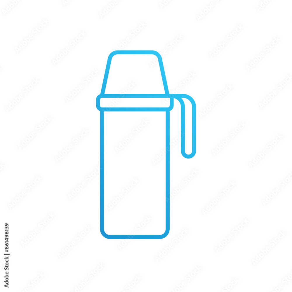 Thermos vector icon Thermos vector icon