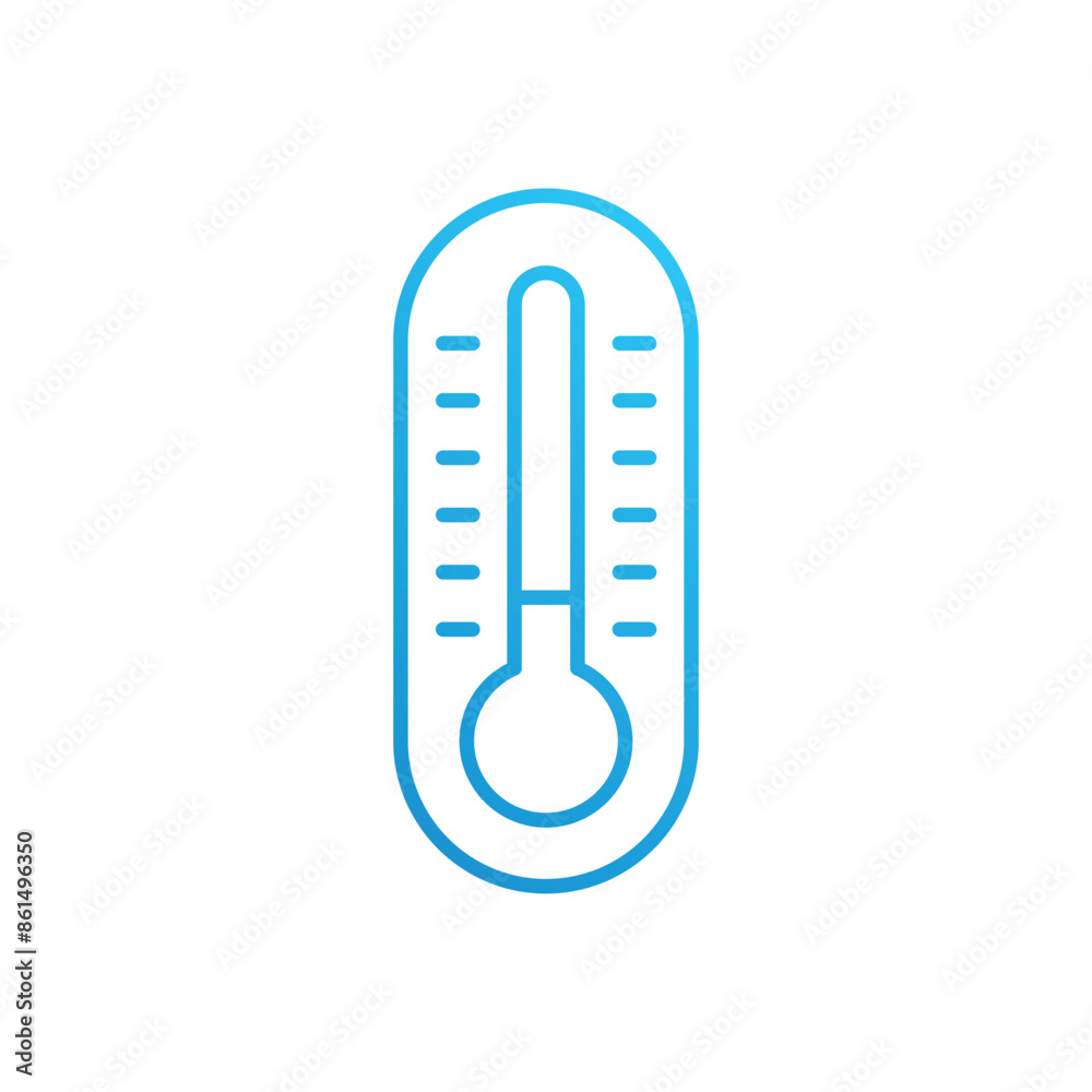 Thermometer vector icon Thermometer vector icon