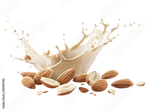 A splash of almond milk