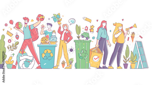 Save Planet Environment Concept. People Prepare 