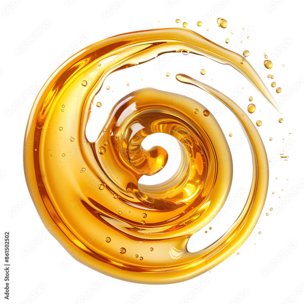 A swirl of honey A swirl of honey
