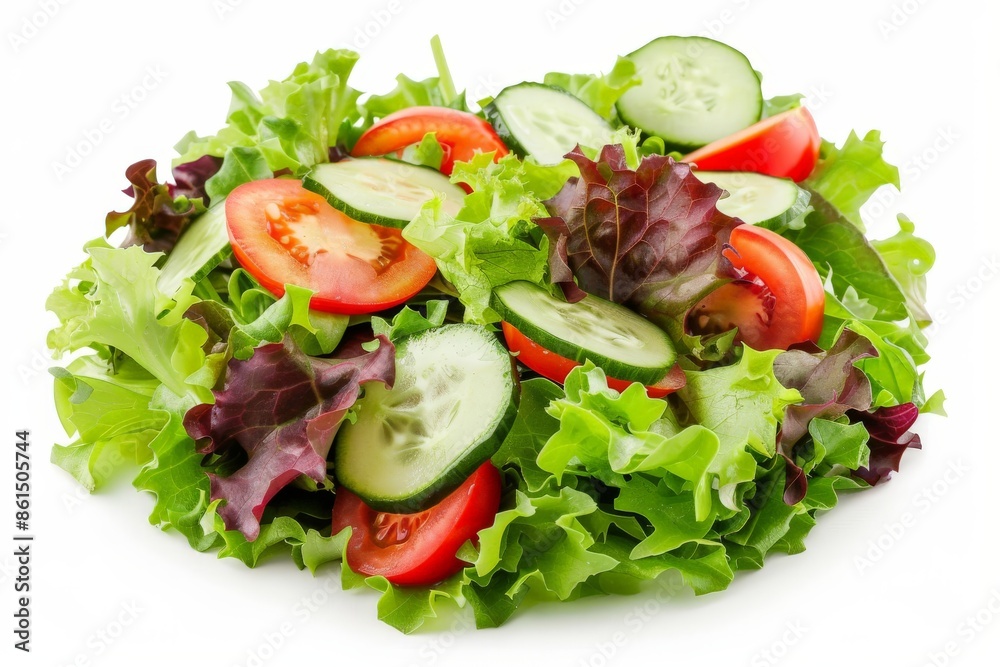 healthy salad and vegetables