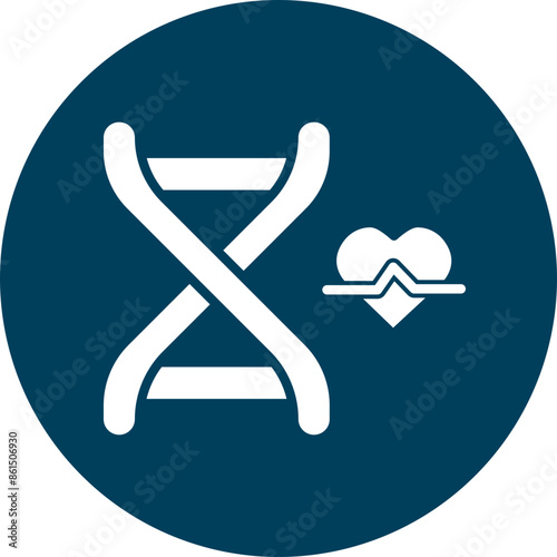 Genetics Vector Glyph Icon