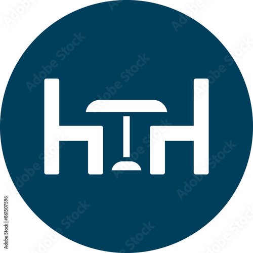 Visit Vector Glyph Icon