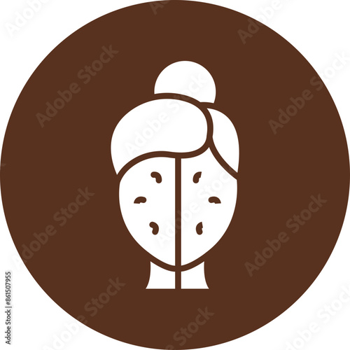 Wrinkles Vector Glyph Icon