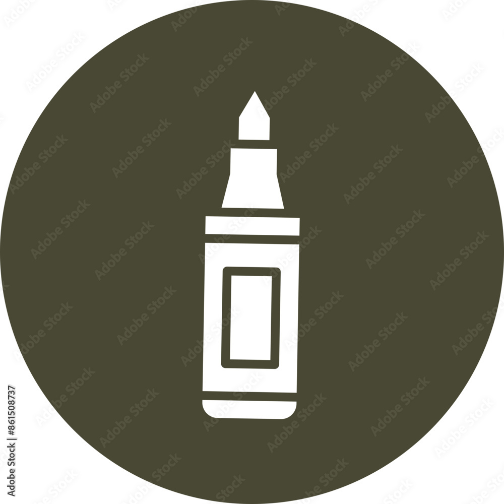 Obraz premium Marker Vector Glyph Icon