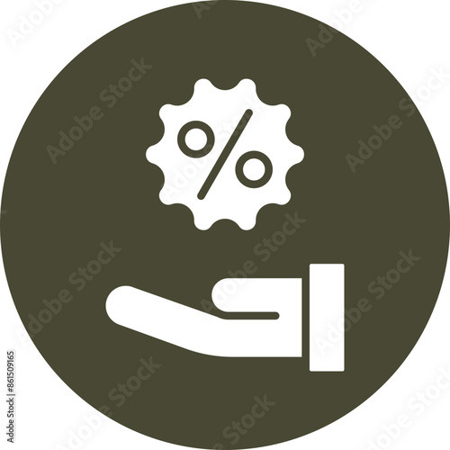 Discount Glyph Icon