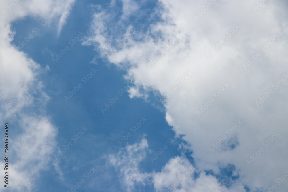 Obraz premium Natural blue sky with cloud and texture background