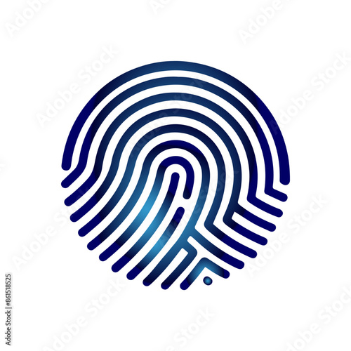 Neumorphism fingerprint password button. Fingerprint round button in modern neumorphic trendy style. UI, UX for mobile app. Lock, unlock button. Vector illustration.