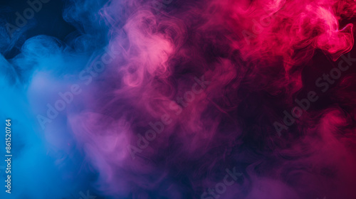 Color smoke stream on a black background. The background can be remove with a blending mode like screen.