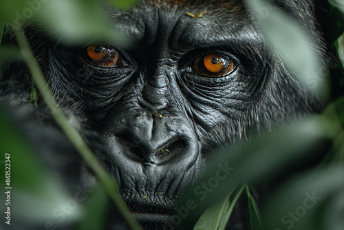Cross River Gorilla in natural environment ultra-realistic photo © Damian