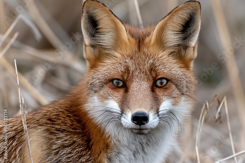 Darwin's Fox in natural environment ultra-realistic photo