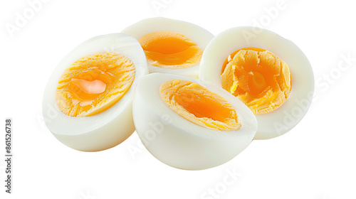 Boiled egg, transparent background PNG