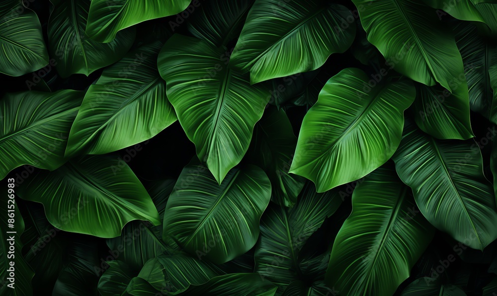 Tropical Leaf Background Tropical Leaf Background
