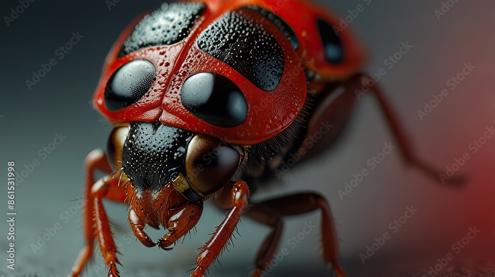 Fototapeta premium close up of a fly