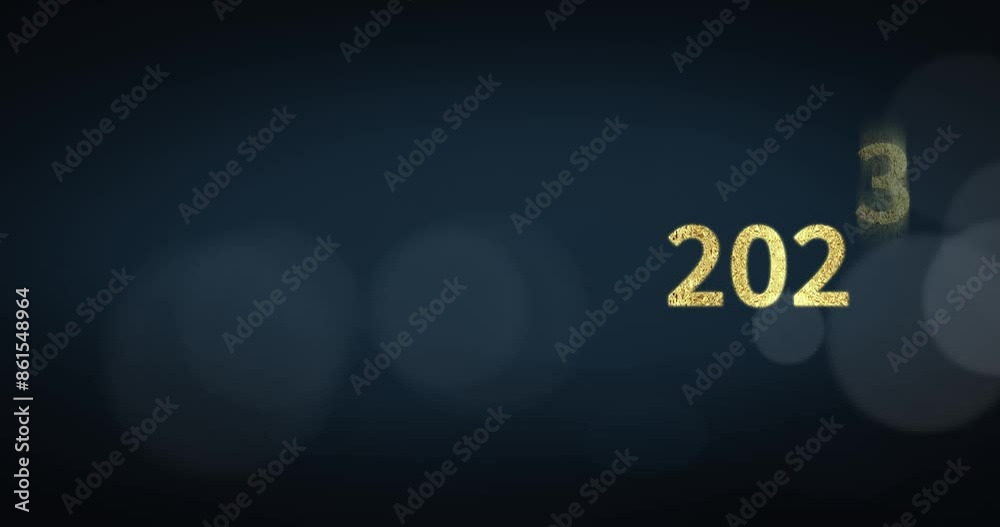 Happy New Year 2025. Creative New Year background footage with animated changing numbers up to the year 2025. Happy New Year 2025. Creative New Year background footage with animated changing numbers up to the year 2025.