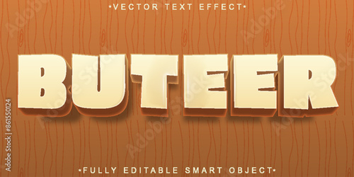 Organic Melting Butter Vector Fully Editable Smart Object Text Effect