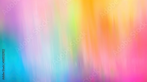 Abstract Rainbow Blur Background