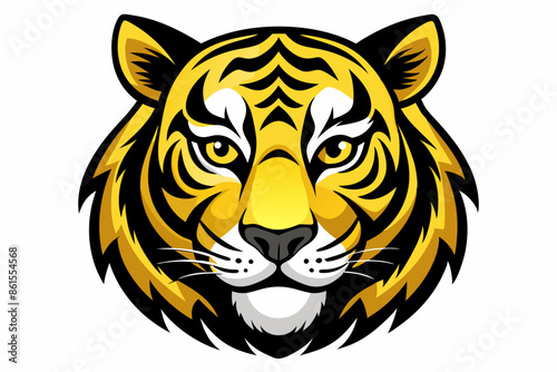 tiger head vector, tiger icon vector illustration, tiger silhouette of a tiger isolated on a white background, eps, png, svg, tiger vector