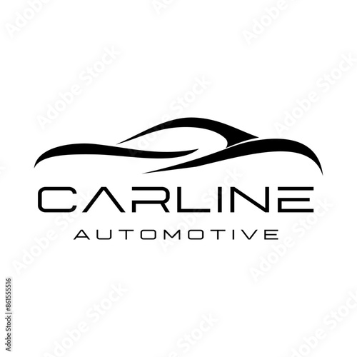 Carline automotive minimalistic simple logo design