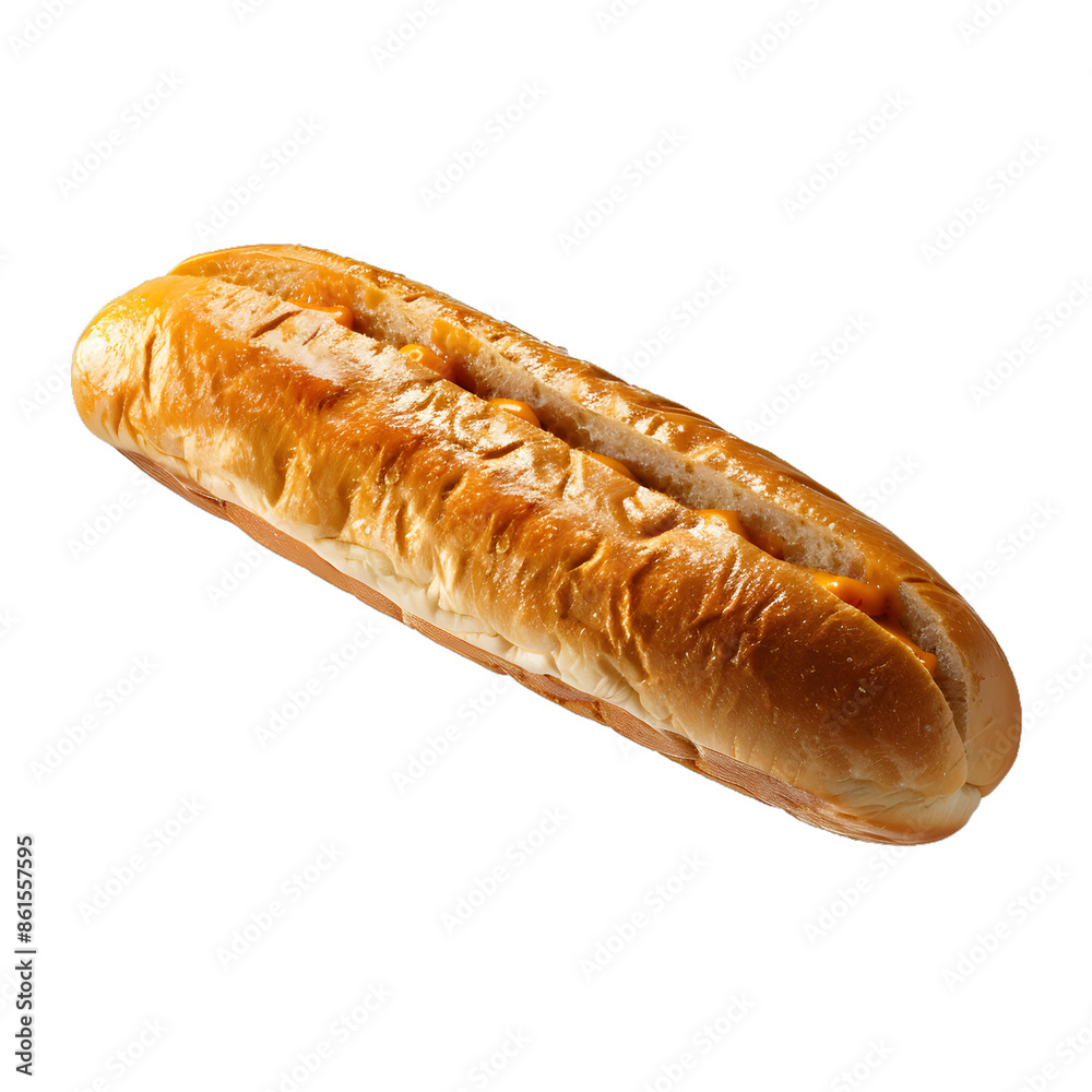 [Transparent Background PNG]Freshly Baked Loaf Bread with Filling