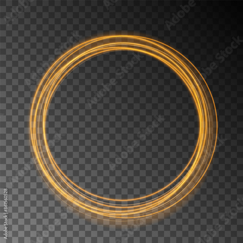 Abstract light neon background. luminous circle. Luminous spiral cover. Wake wave, fire path trail line and swirl effect curve. Food isolated. space tunnel. Ellipse shimmery color. Blue shiny glitter.