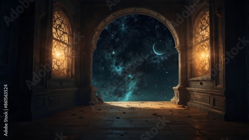  A scene where dreams become portals to alternate dimensions, blurring the lines between waking and sleeping worlds ai-generated