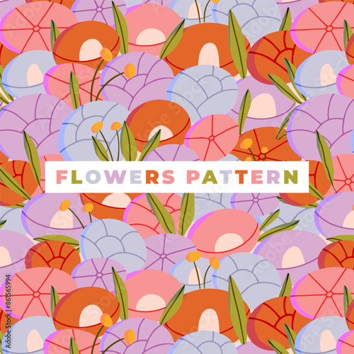 Floral pattern seamless. Pastel blue, pink, purple flowers. Embroidery with floral motifs. Ethnic pattern oriental traditional. Pattern seamless vector illustration. 