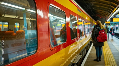 The hustle and bustle of activity at each train station as passengers embark and disembark on their crosscountry journey.