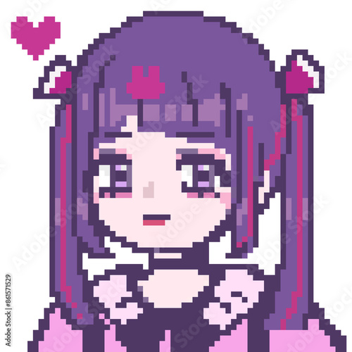 ドット絵, イラスト, 地雷系女子
