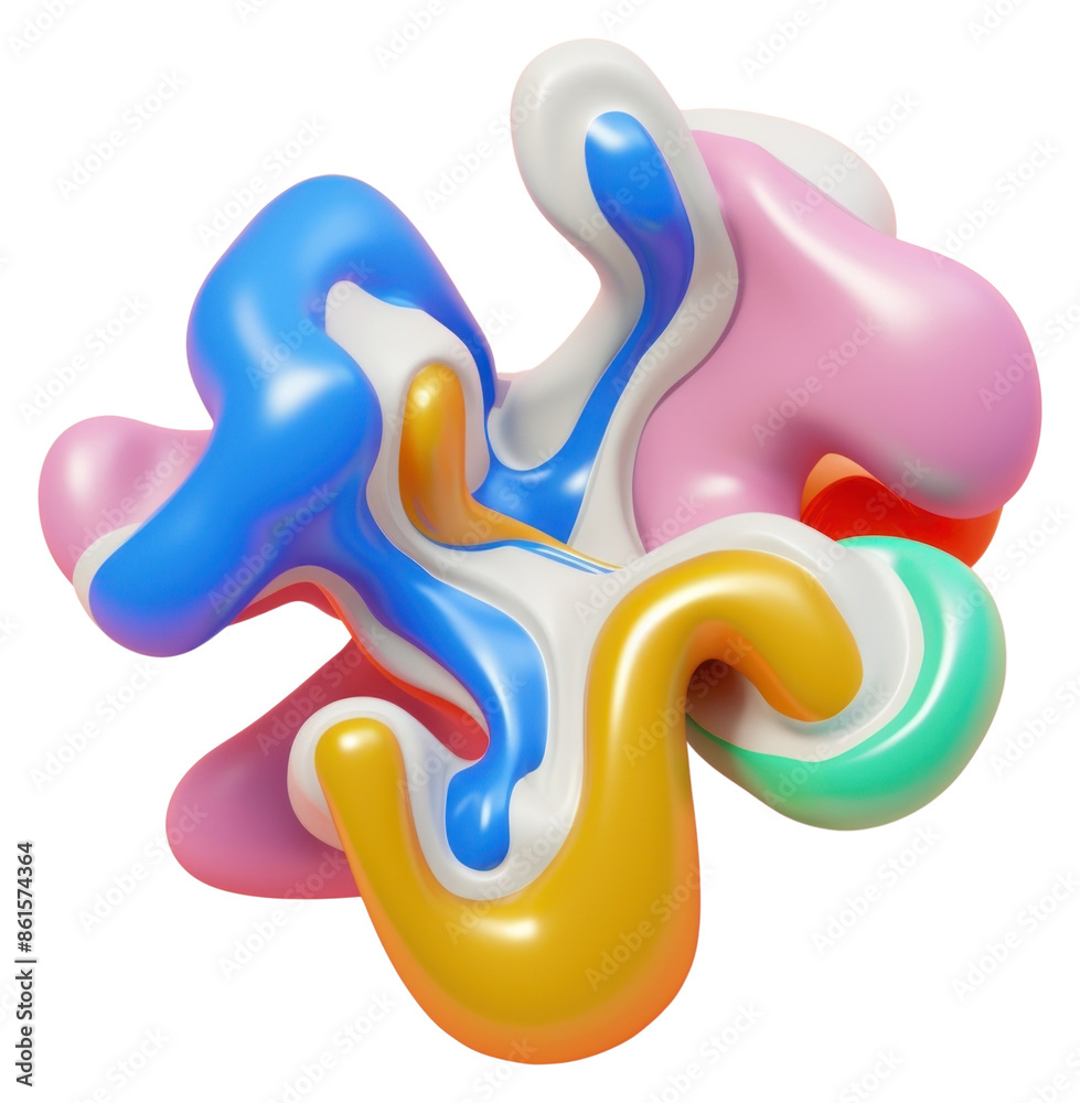 PNG 3d render of abstract fluid shape represent of basic shape confectionery balloon sweets. PNG 3d render of abstract fluid shape represent of basic shape confectionery balloon sweets.